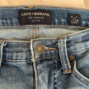 Lucky Brand blue jeans, mid rise AVA